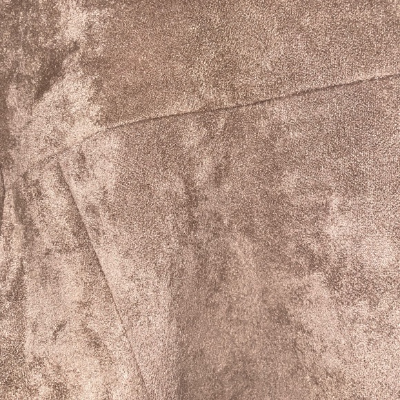 Women's Taupe Suede Jacket - Picture 10 of 13